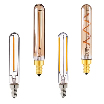 1 В 2 В Цевасти лед лампе T20 Т6 Винтажная лампа са дугом нит сијалице Е12 E14 са затамњен, ретро Лампе Едисона за висећи лустери