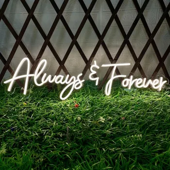 Ineonlife Always Forever, - Цустом Неонске Знак, Понуда у Свадбени стилу, Персонализовану Поклон, Лед Журка, Спаваћа соба, Домаћи Клуб, Декор