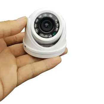 Uvusee Камера за видео Надзор 960Х 1200TVL ХД 12 лед ИР-ЦУТ 3,6 мм, водоотпоран Арморед Мини Доме Камера за видео Надзор