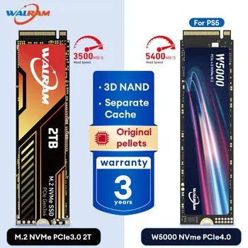WALRAM NVMe ССД 512 МБ 1 ТБ 2 ТБ ССД M2 Пцие 4,бити 0к4 NVMe М. 2 Пцие ССД Диск Хард Диск Унутрашњи солид стате дискови за лаптоп ПС5 ПЦ