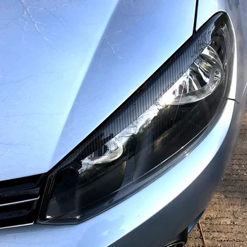 Ауто светла, обрва, очних капака, налепнице од АБС-пластике, прекривач за Волксваген Голф 6 MK6 VI 2008-2013, прибор