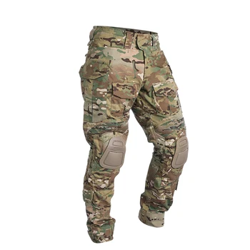 Борбе панталоне IDOGEAR Г3 са наколенниками, Панталоне Мултицам ЦП gen3, лов камуфлажа, тактичке опрему, Аирсофт, Тактичке