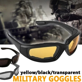 Војни мотоцикл поене војне поларизована наочаре за лов, пуцање, аирсофт, мушка заштита очију, виндпрооф мото