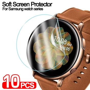 Заштитна фолија за Самсунг Галаки Watch 3 Active2 Мека филм за Галаки Watch 4 цлассиц 44 46 мм м Геар С2 С3 С4 заштитни филм