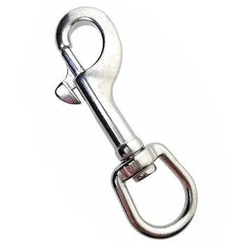 Ланац за кључеве са окретање рым-болтом од нерђајућег челика 316 са защелкивающимся хеклање за роњење