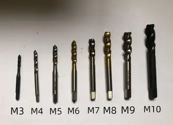 Метрички котуровима кран ХСС Изаберите величину опсега M2/M3/M3.5/М4/М5/М6/М7/М8/M10M/11М/12М/14/М16