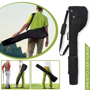 Спортска торба за голф клубова, складној светло торба преко рамена, торба за чување за обуке у голфу, бал поља, тканина Оксфорд 600Д