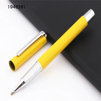 Школски прибор за ученике 801 жуте боје, пословни канцеларијски пен-роллер са оловку 0,5 мм, новина