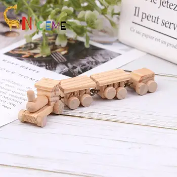 1 ком. мини-дрвена имитација модел возови Играчке 1/12, лутке, минијатурни прибор за декорацију пуппет куће, едукативне играчке