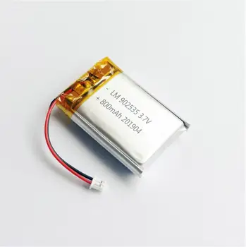 2/5/10 ком 3.7 в 800мах 902535 литијум-полимер-јонска батерија 2,0 мм ЈСТ конектор