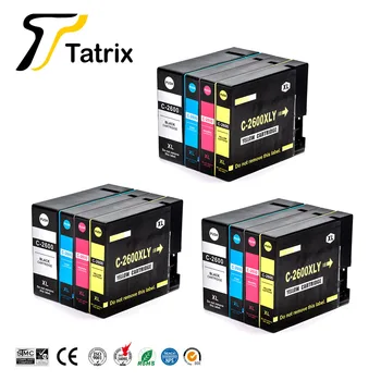 Tatrix за Цанон 2600 PGI2600 PGI2600XL Компатибилан тинта тонер за Штампач Цанон MAXIFY IB4060/MB5060/MB5160/MB5360/MB5460