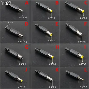 YuXi 1ком дц 6.0*4.4 5.5*2.5 5.5*2.1 5.0*3.0 4.8*1.7 4.0*1.7 3.5*1.35 2.5*0.7 мм Утикач за напајање дц Конектор за пуњење ДИИ