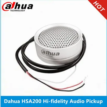Аудиомикрофон Dahua ДХ-HSA200 Hi-фиделити за аудиокамеры и аларм Dahua и Hikvision