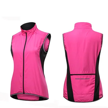 Бициклистички прслук без рукава, женска светоотражающая ветровка, розе дише Бициклистичке јакне отпоран на ветар бициклистичка прслук, спортска одећа на отвореном