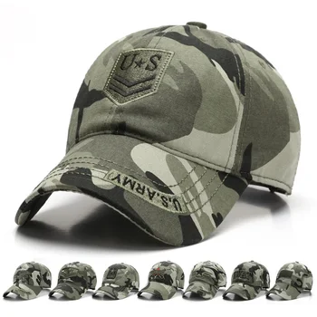 Војна капе, женска спортска шешир, улица мушка свакодневни памук камуфляжная бейсболка, капе камионџије, планинарске тактички капе за риболов