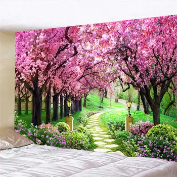 Естетски Украс зидова собе, таписерија, зидно медитеранска уље на платну од ружа, зидно сликарство за теен девојке, инди-спаваћа соба, дневни боравак