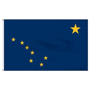 застава државе Аљаска величине 90x150 цм