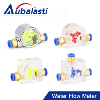 Мерач протока воде Aubalasti Индикатор монитора Мотора вретена Г1/4 са водом хлађени, систем за испоруку воде, прикључена на текућом цеви пречника 8 мм