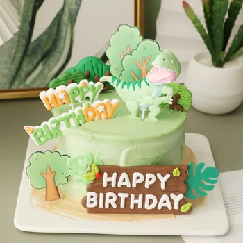 Украшавање торте са диносауруса, студенти диносаурус, прибор за рођендан, поклон за децу, фигура предатор Ти-рекс, лутка декор за 
