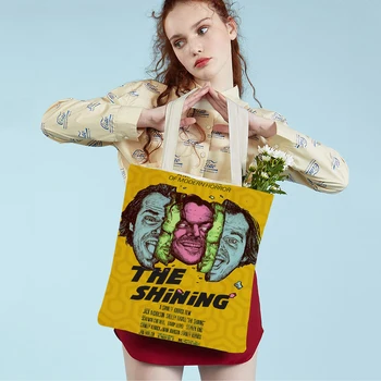 Холщовая женска торба за куповину из хорор филм 